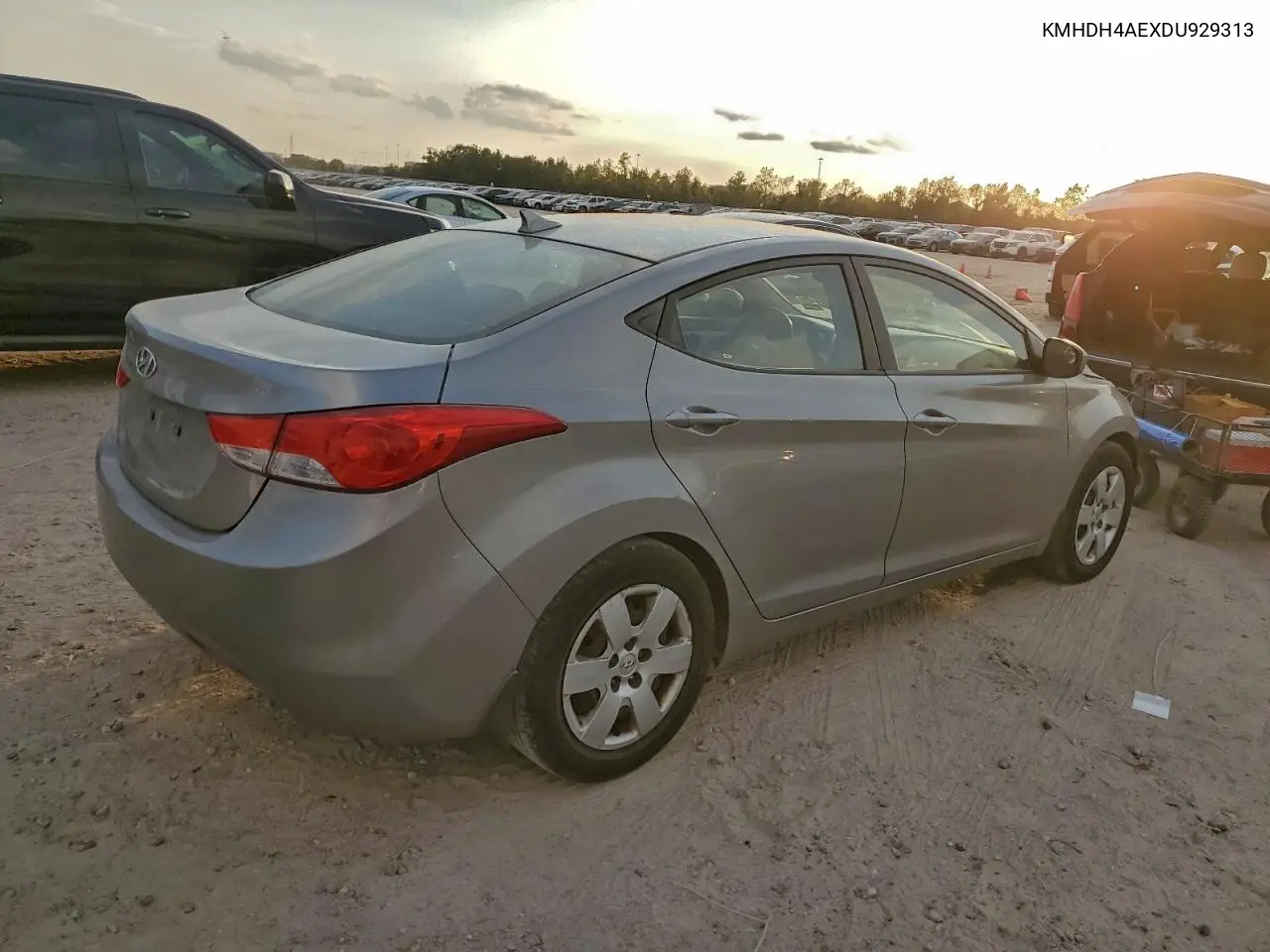KMHDH4AEXDU929313 2013 Hyundai Elantra Gls