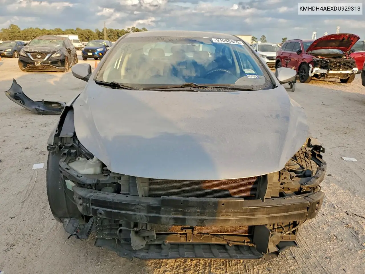 KMHDH4AEXDU929313 2013 Hyundai Elantra Gls