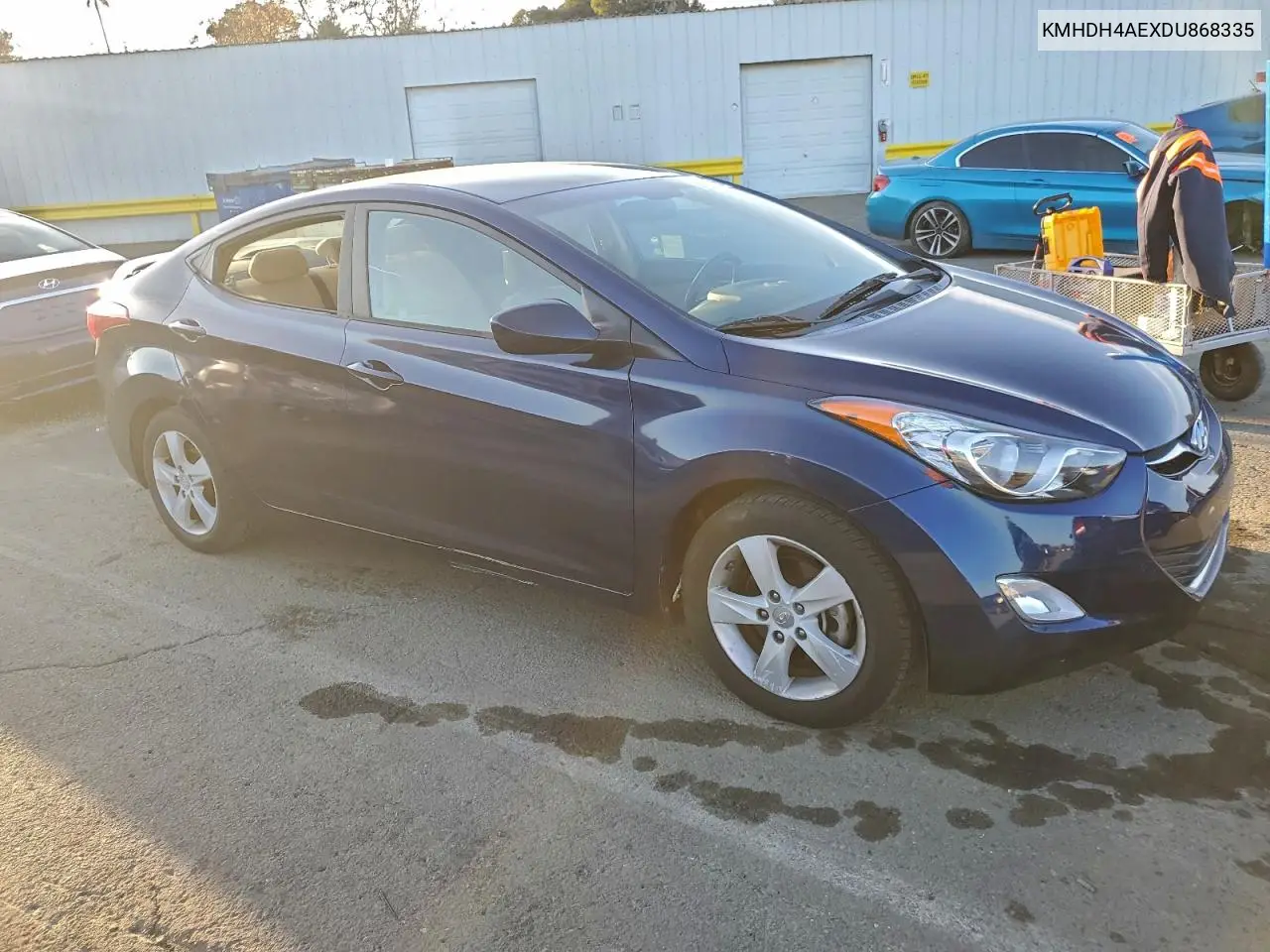 KMHDH4AEXDU868335 2013 Hyundai Elantra Gls