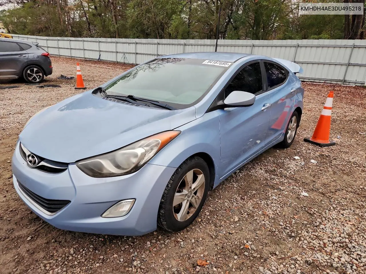 KMHDH4AE3DU495218 2013 Hyundai Elantra Gls