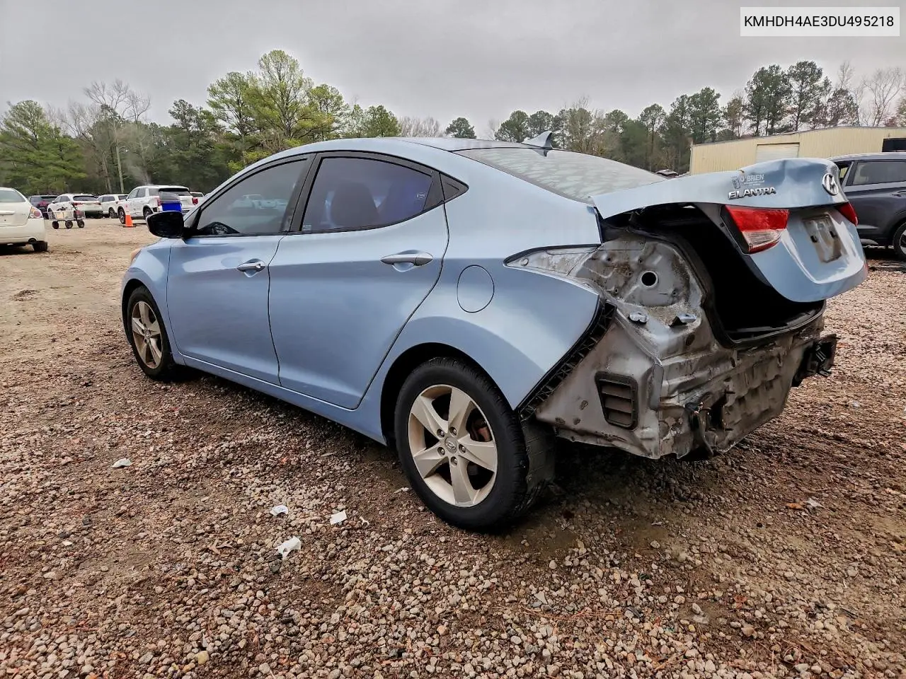 KMHDH4AE3DU495218 2013 Hyundai Elantra Gls