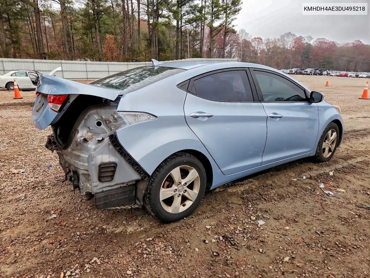KMHDH4AE3DU495218 2013 Hyundai Elantra Gls