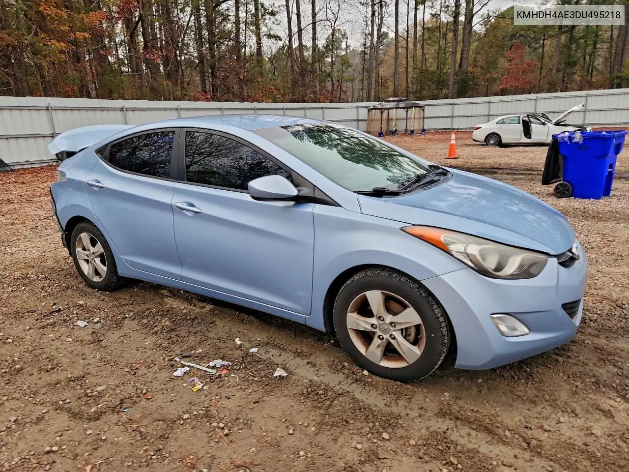 KMHDH4AE3DU495218 2013 Hyundai Elantra Gls