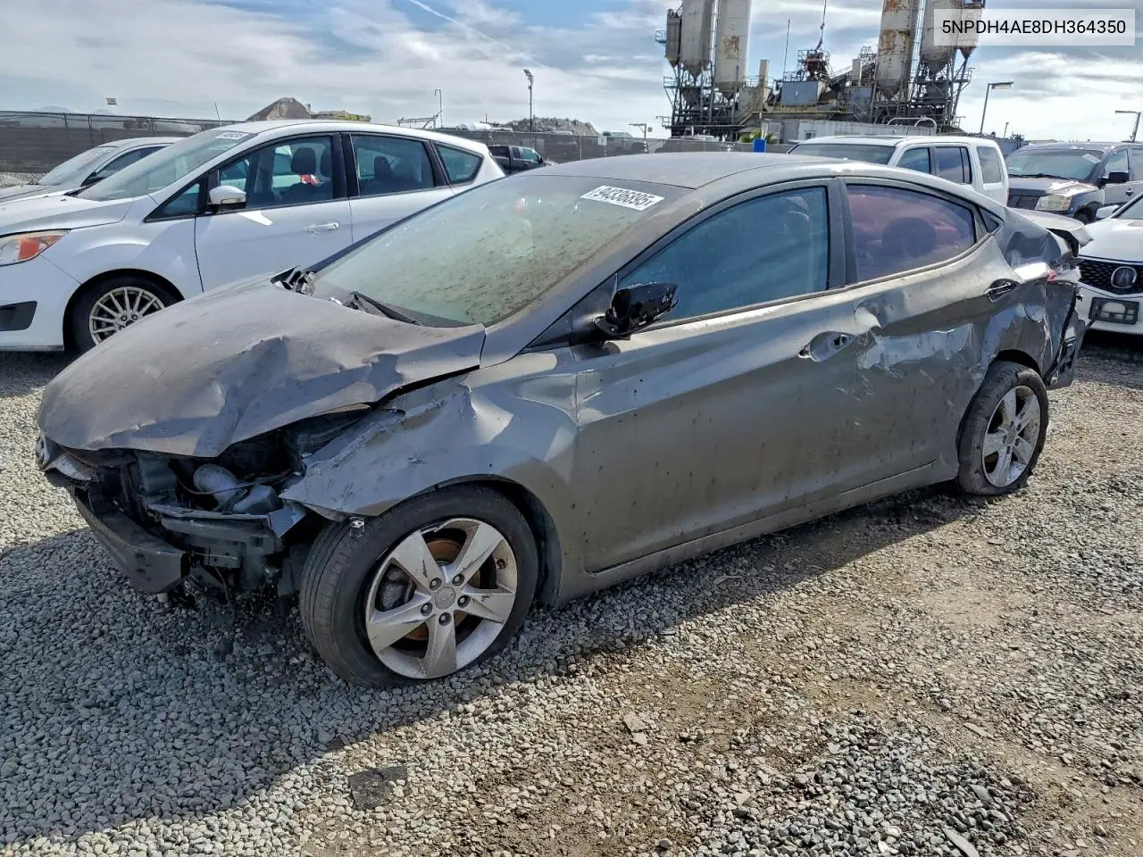 5NPDH4AE8DH364350 2013 Hyundai Elantra Gls