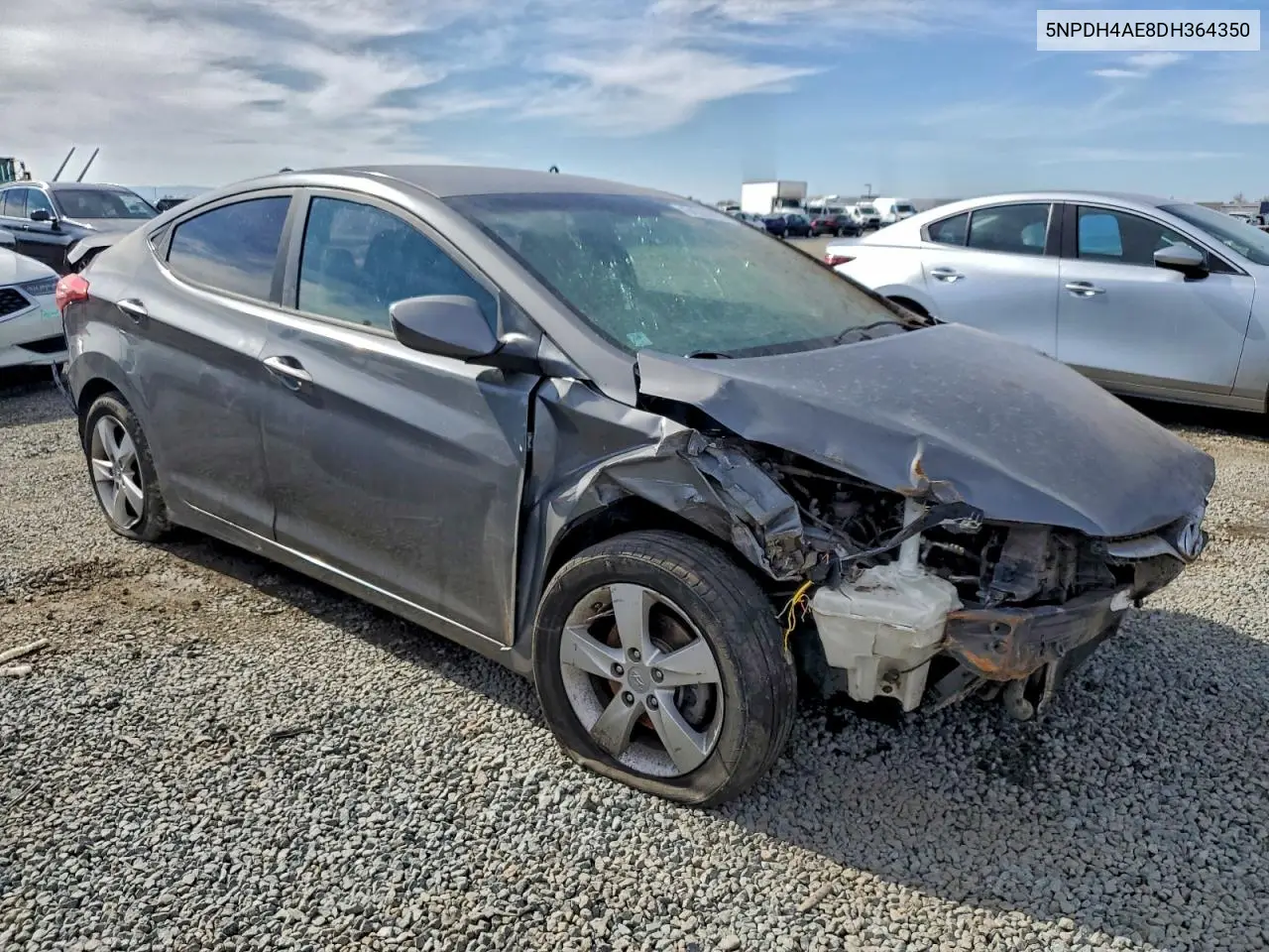 5NPDH4AE8DH364350 2013 Hyundai Elantra Gls