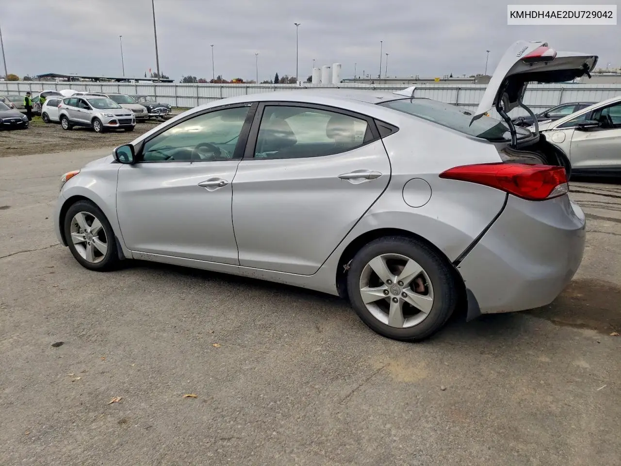 KMHDH4AE2DU729042 2013 Hyundai Elantra Gls