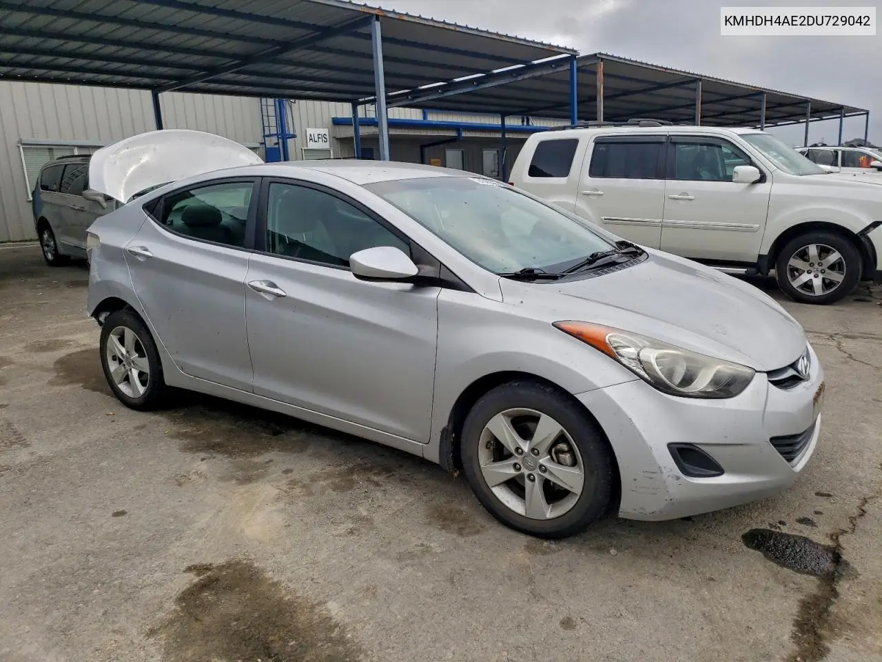 KMHDH4AE2DU729042 2013 Hyundai Elantra Gls