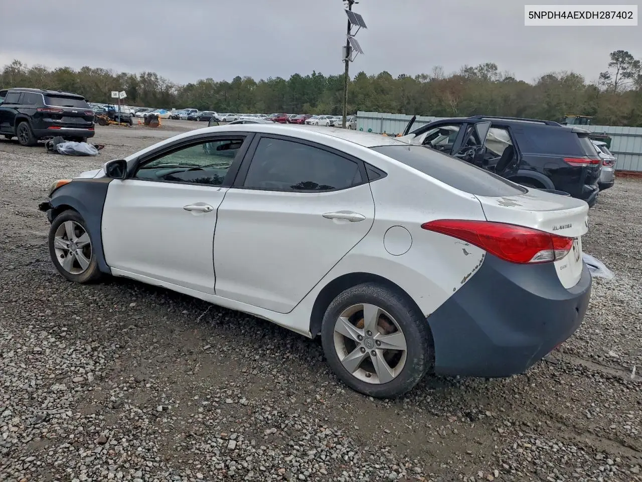 5NPDH4AEXDH287402 2013 Hyundai Elantra Gls