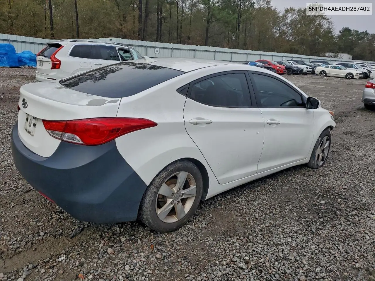 5NPDH4AEXDH287402 2013 Hyundai Elantra Gls