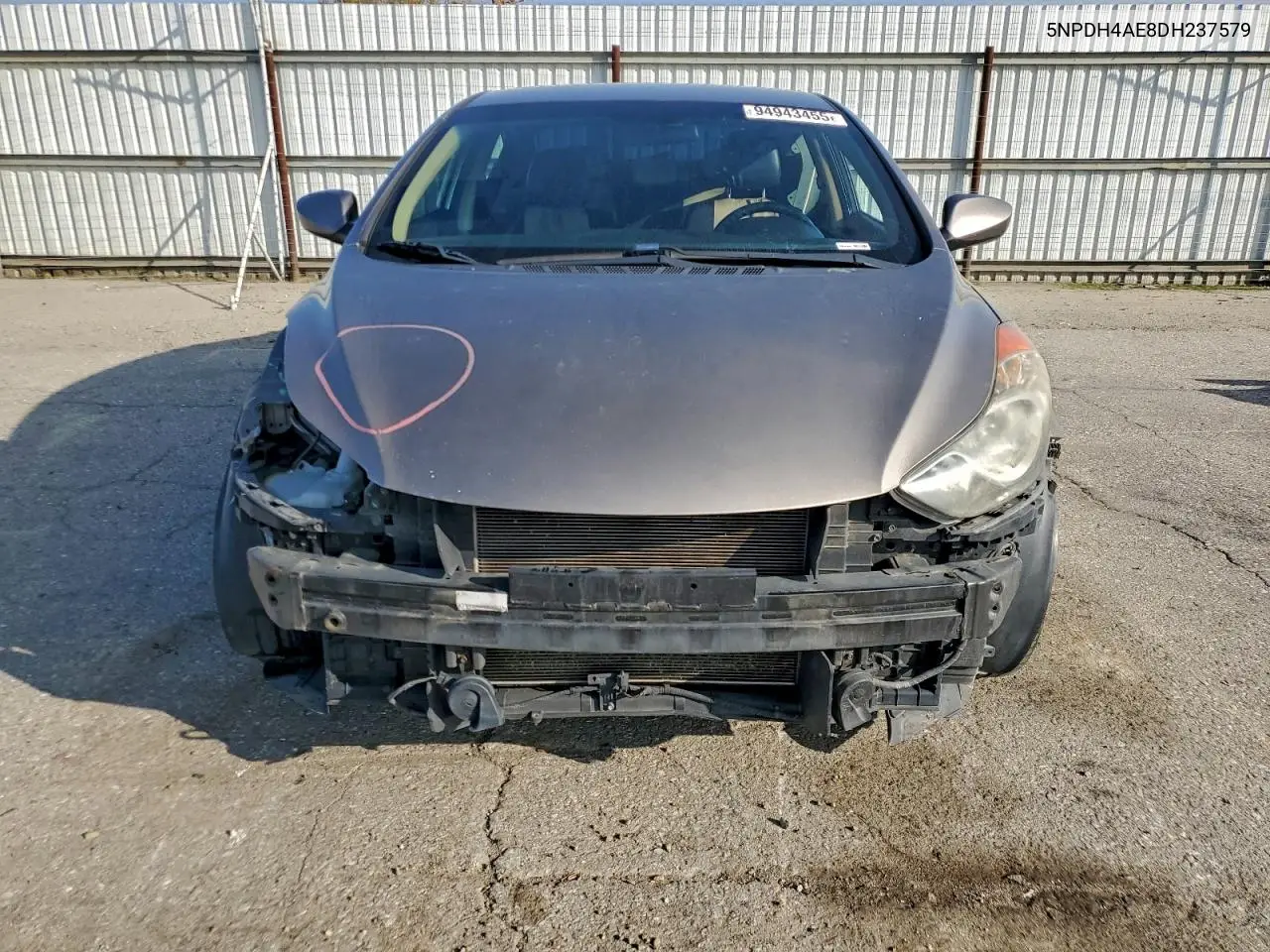 5NPDH4AE8DH237579 2013 Hyundai Elantra Gls