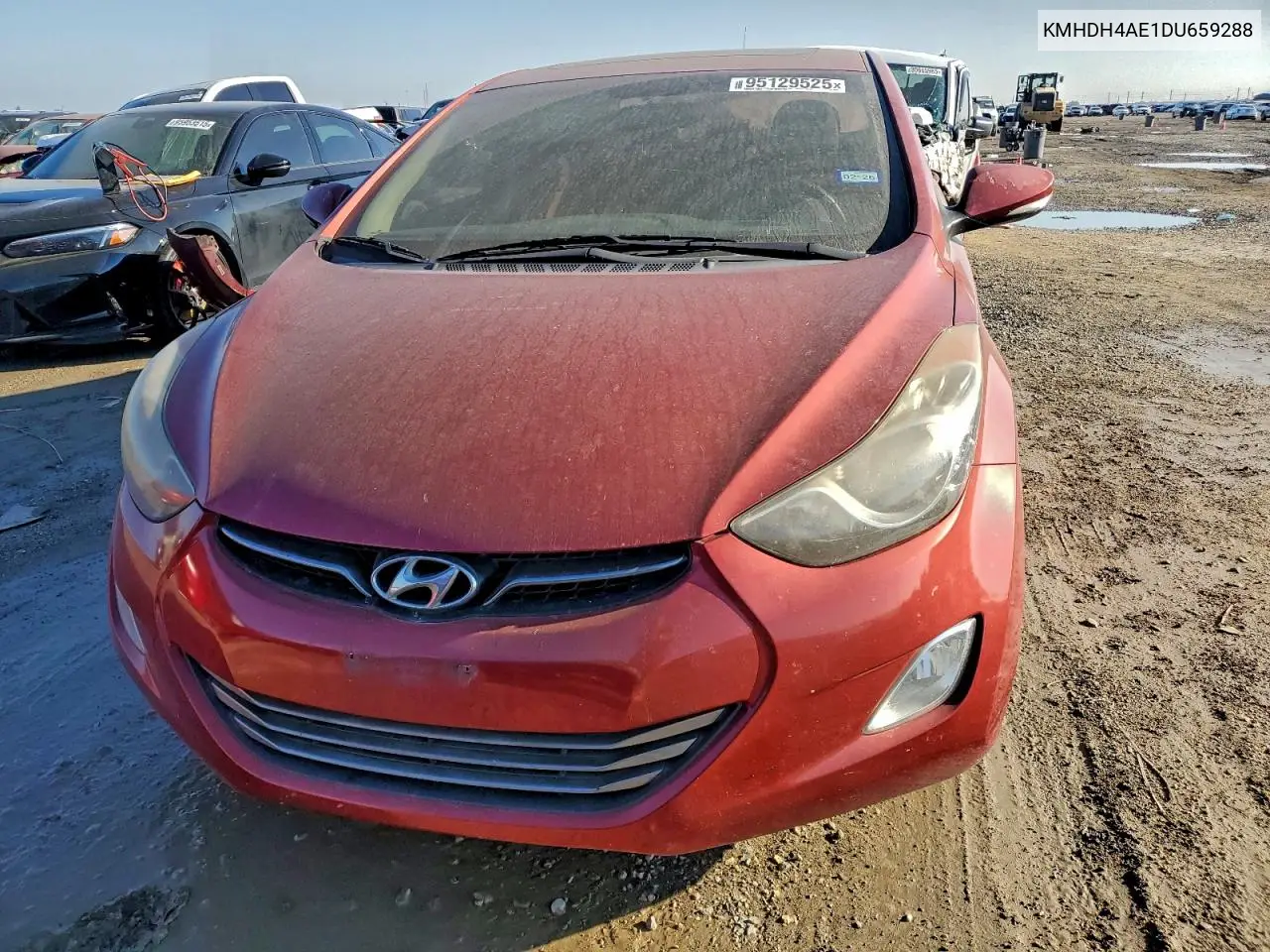 KMHDH4AE1DU659288 2013 Hyundai Elantra Gls