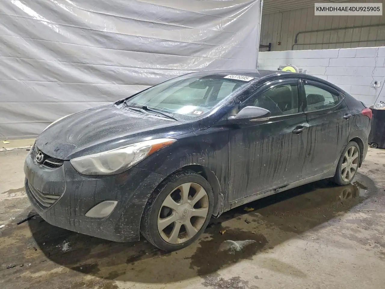 KMHDH4AE4DU925905 2013 Hyundai Elantra Gls