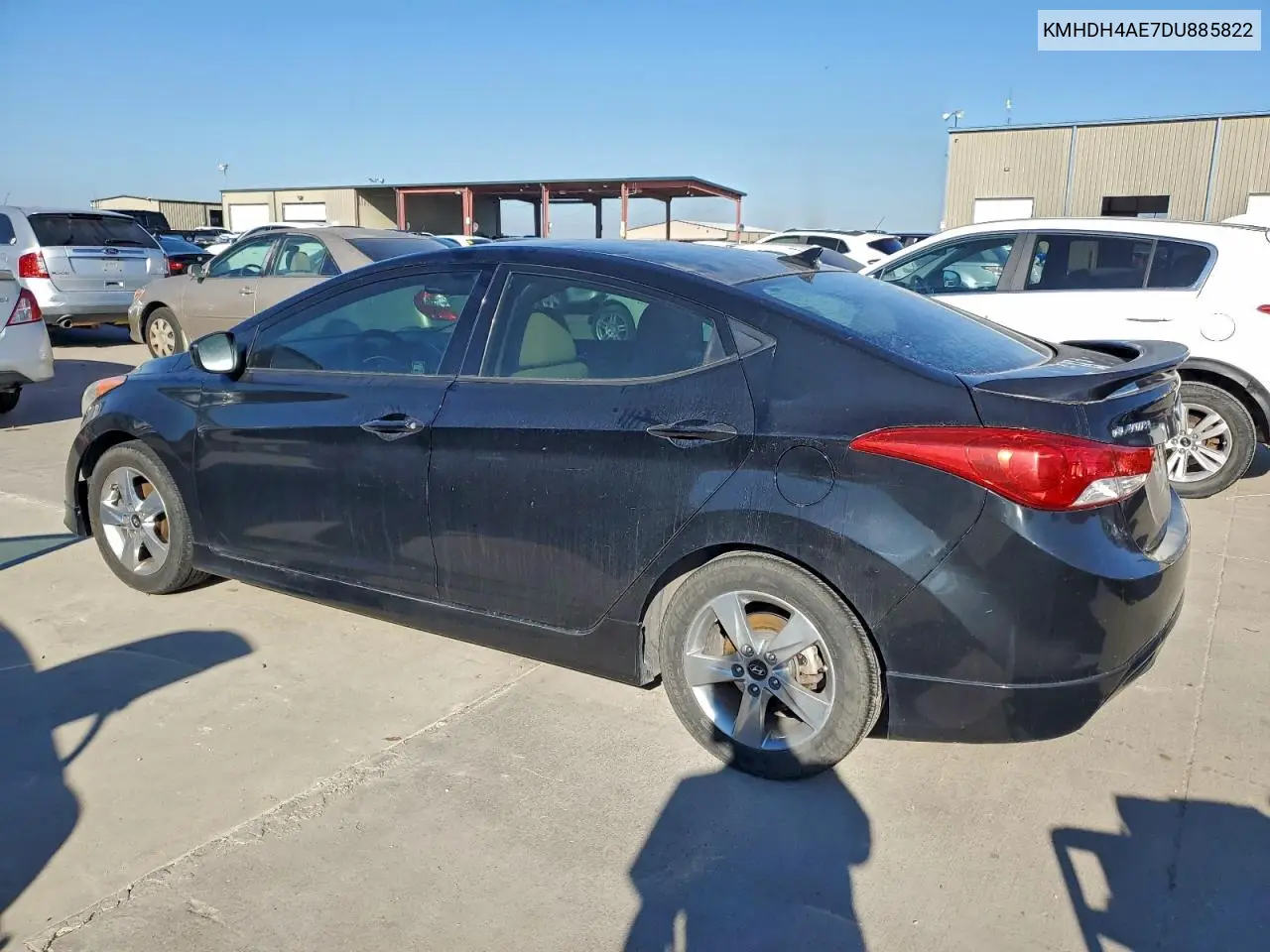 KMHDH4AE7DU885822 2013 Hyundai Elantra Gls