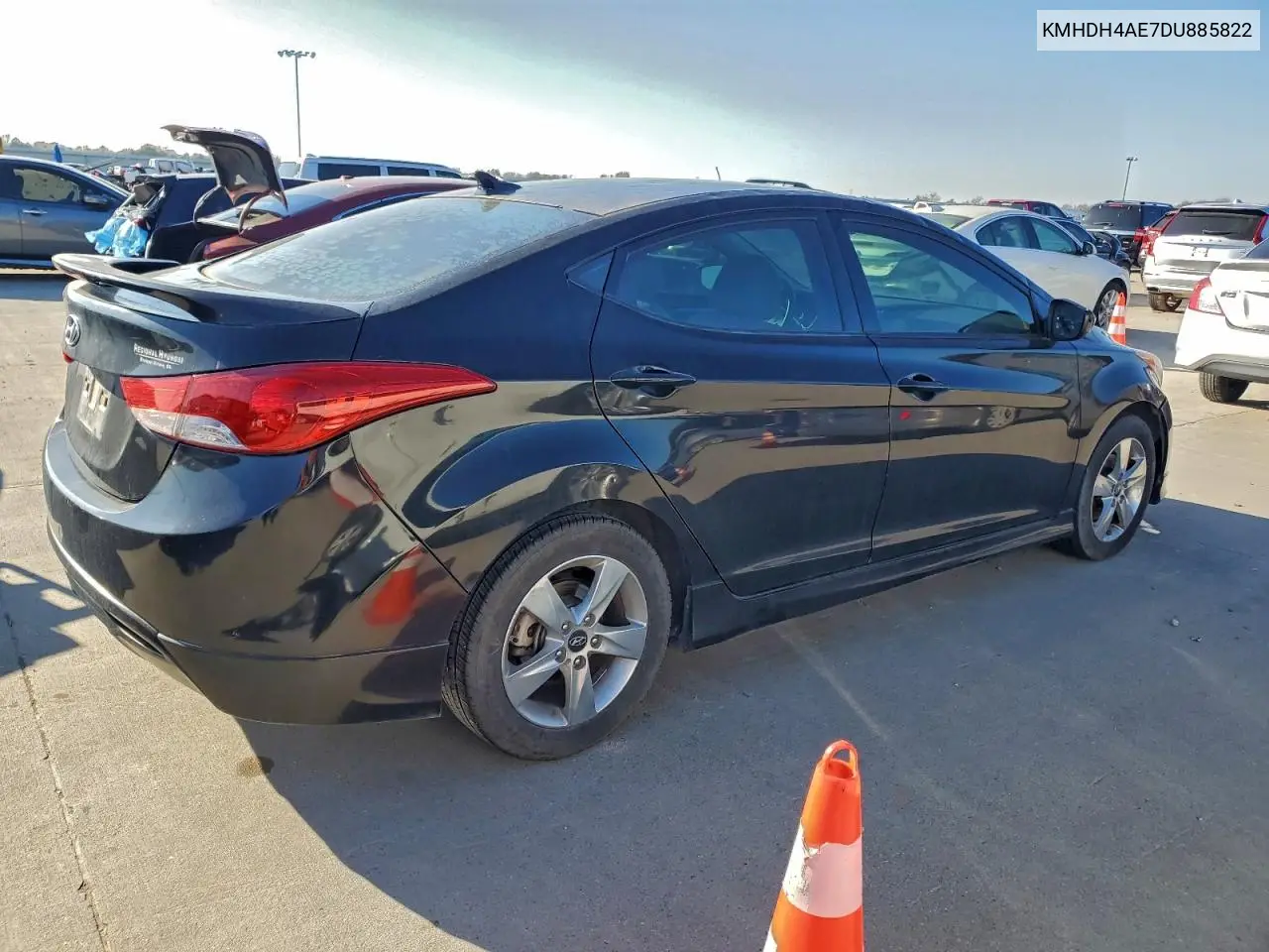 KMHDH4AE7DU885822 2013 Hyundai Elantra Gls
