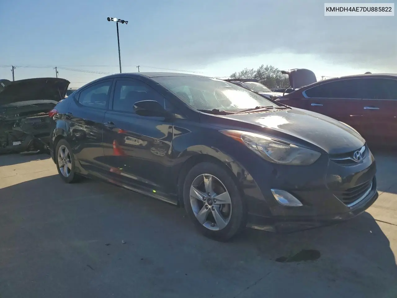 KMHDH4AE7DU885822 2013 Hyundai Elantra Gls