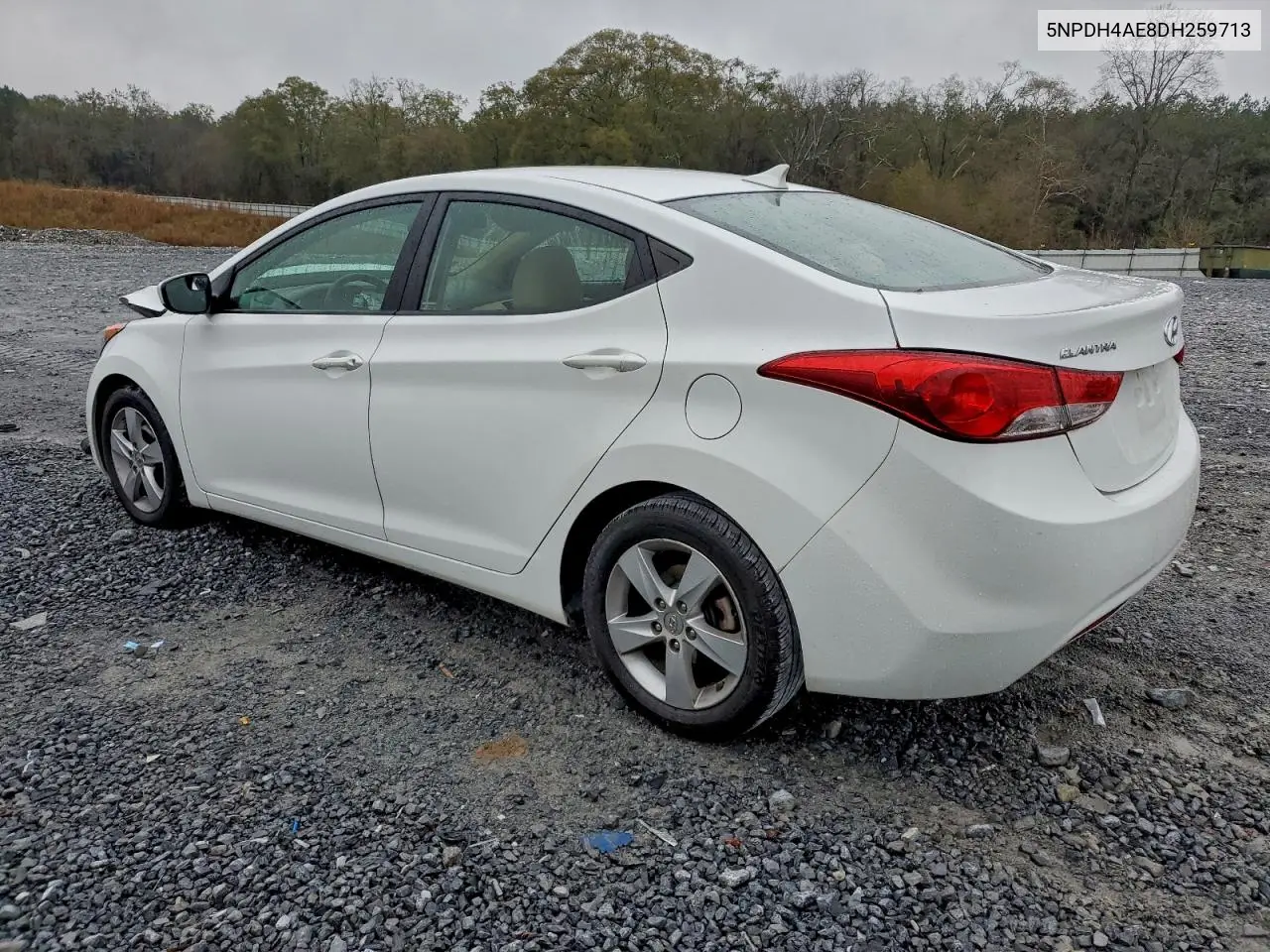 5NPDH4AE8DH259713 2013 Hyundai Elantra Gls