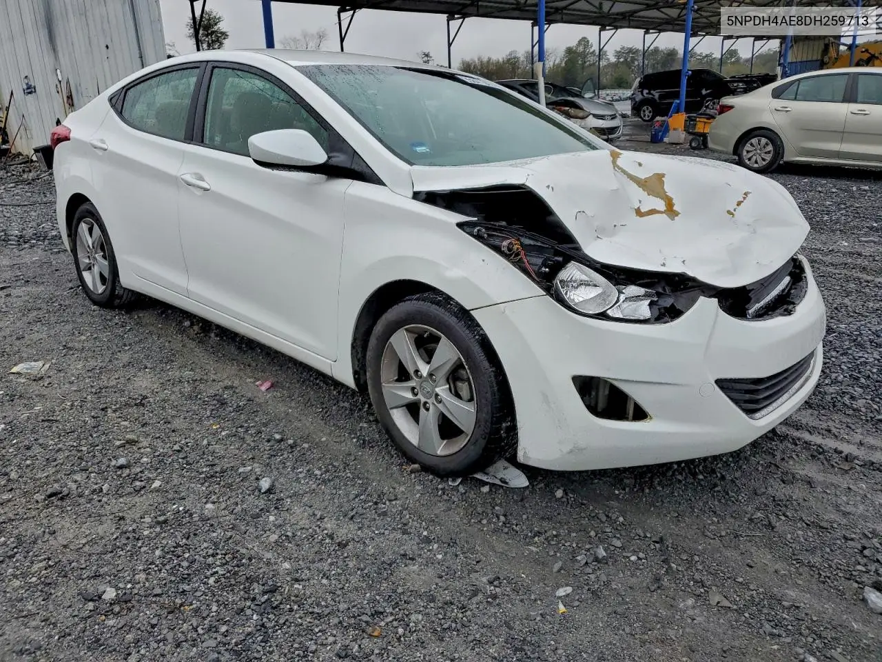 5NPDH4AE8DH259713 2013 Hyundai Elantra Gls
