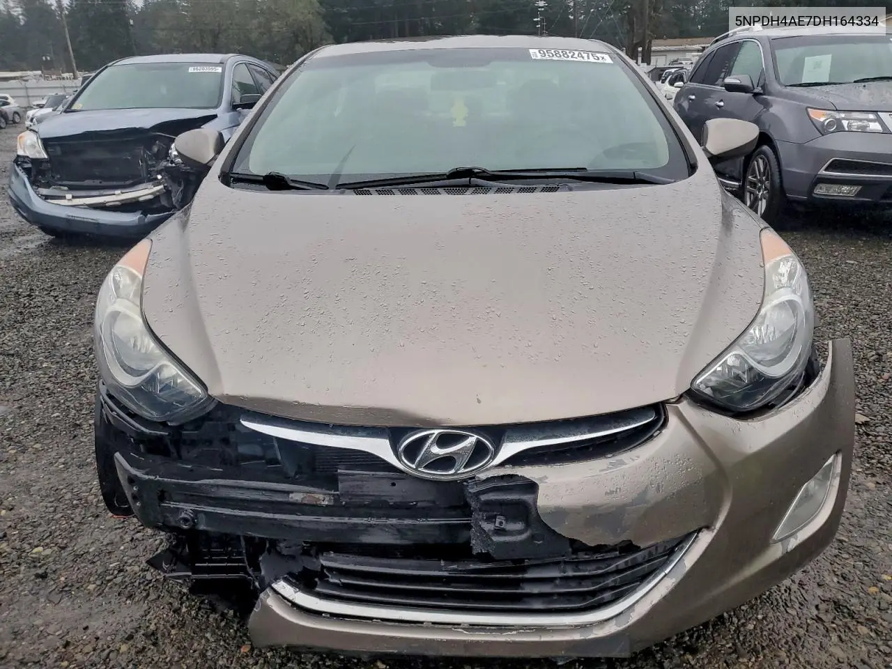 5NPDH4AE7DH164334 2013 Hyundai Elantra Gls