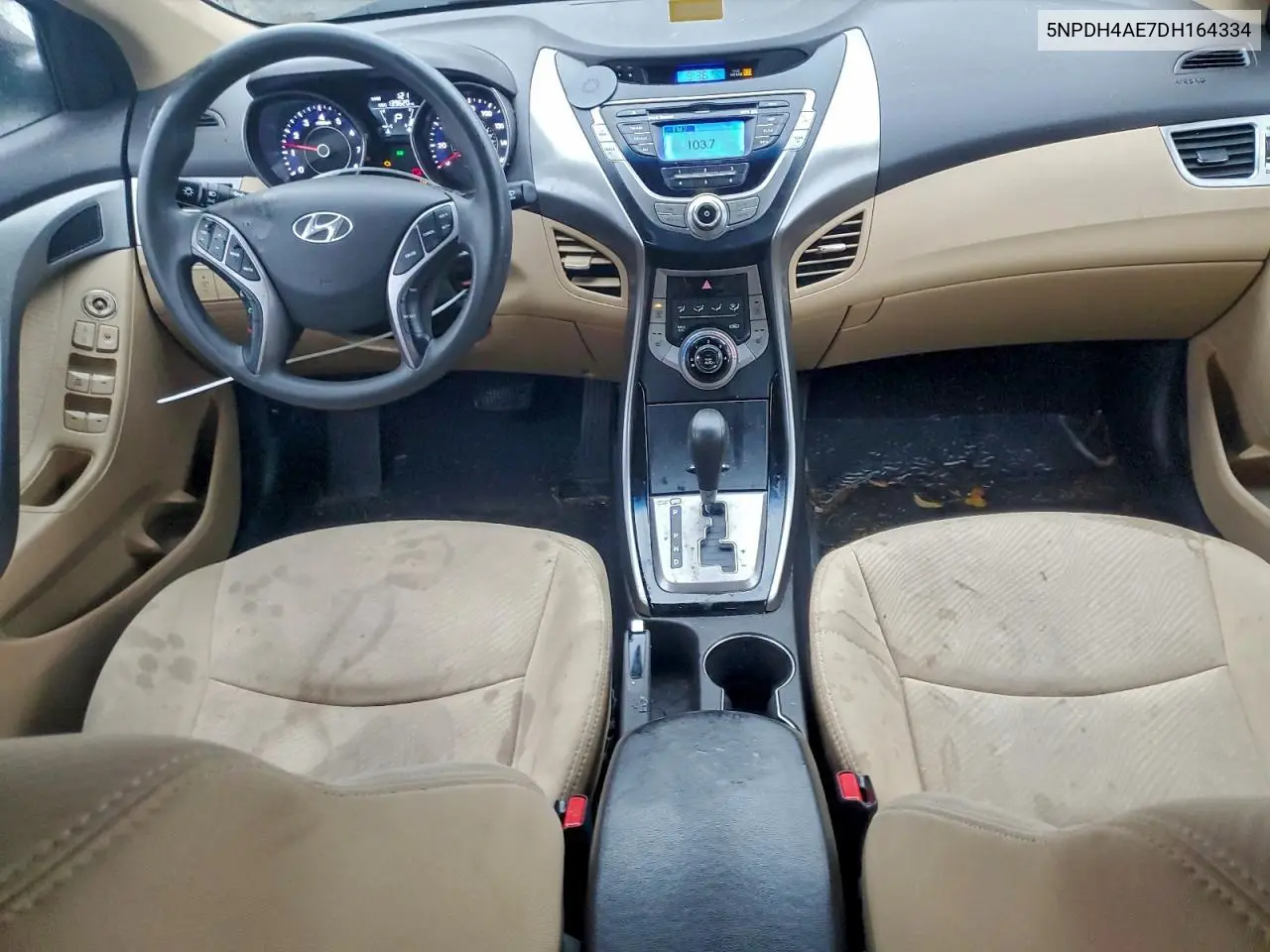5NPDH4AE7DH164334 2013 Hyundai Elantra Gls