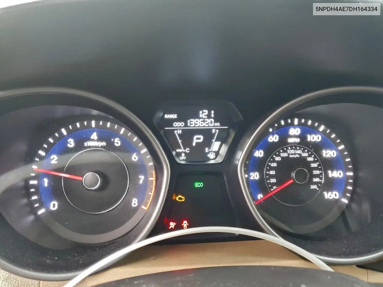 5NPDH4AE7DH164334 2013 Hyundai Elantra Gls