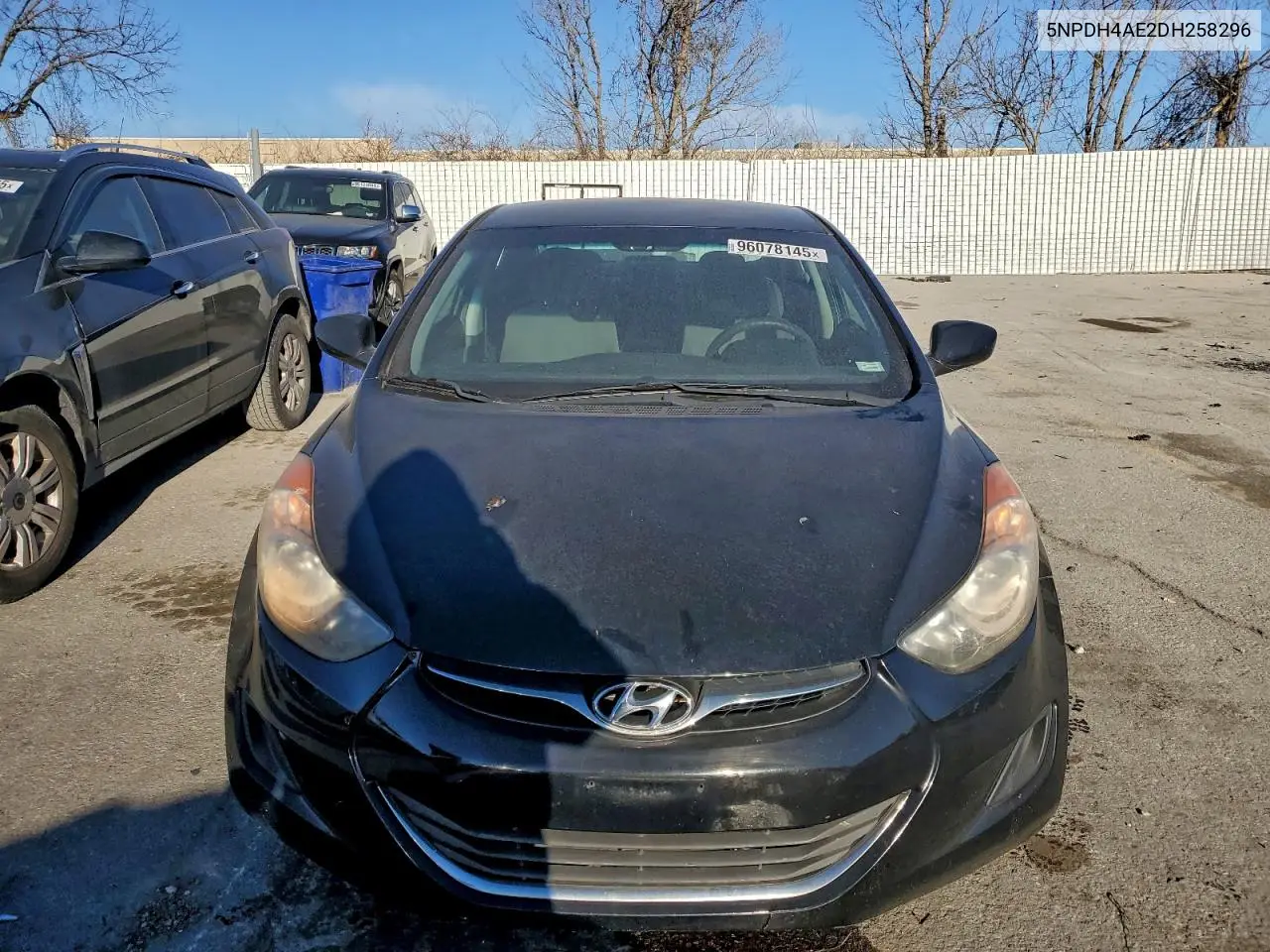 5NPDH4AE2DH258296 2013 Hyundai Elantra Gls