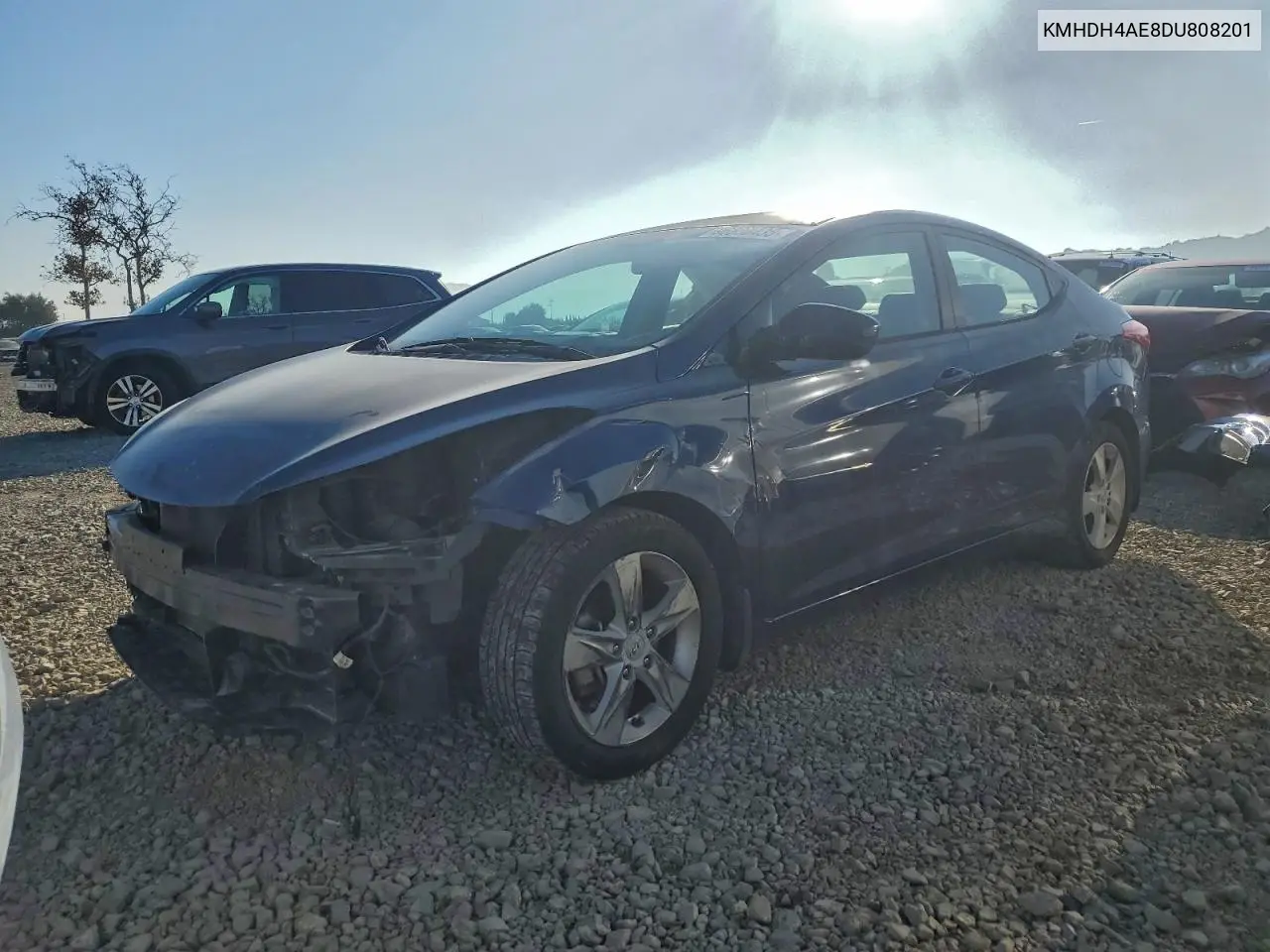 KMHDH4AE8DU808201 2013 Hyundai Elantra Gls