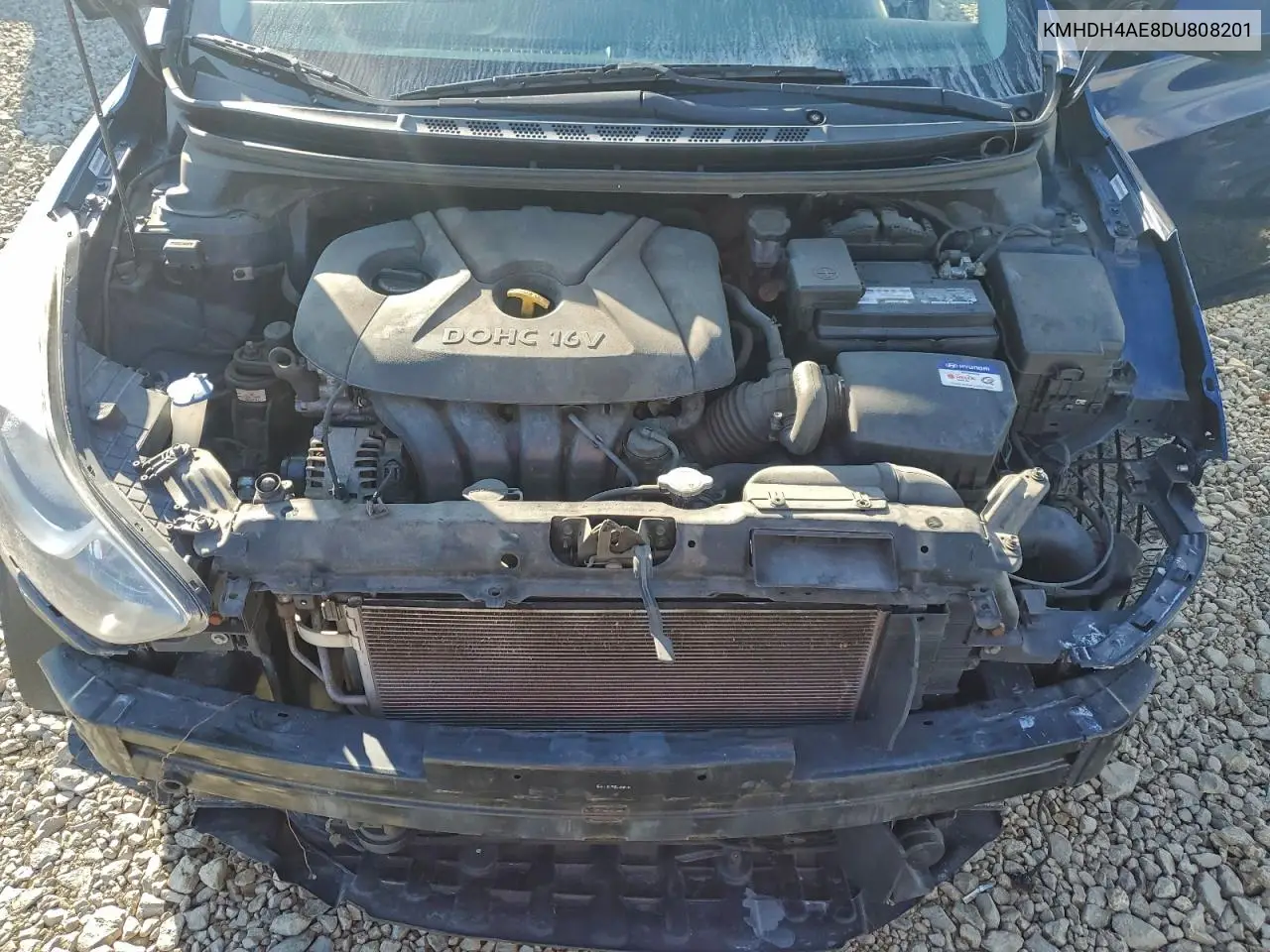 KMHDH4AE8DU808201 2013 Hyundai Elantra Gls