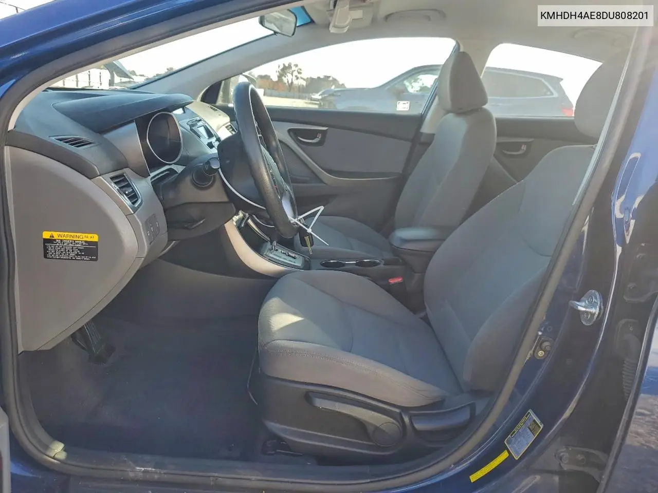 KMHDH4AE8DU808201 2013 Hyundai Elantra Gls
