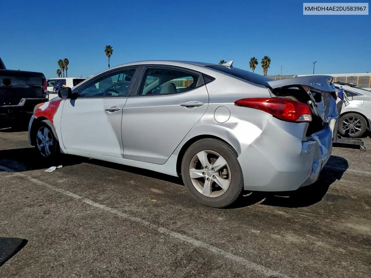 KMHDH4AE2DU583967 2013 Hyundai Elantra Gls