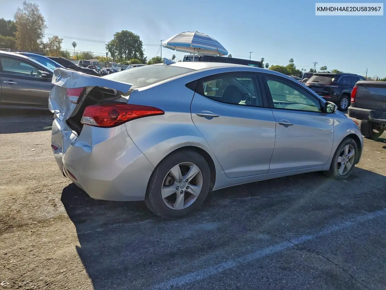 KMHDH4AE2DU583967 2013 Hyundai Elantra Gls