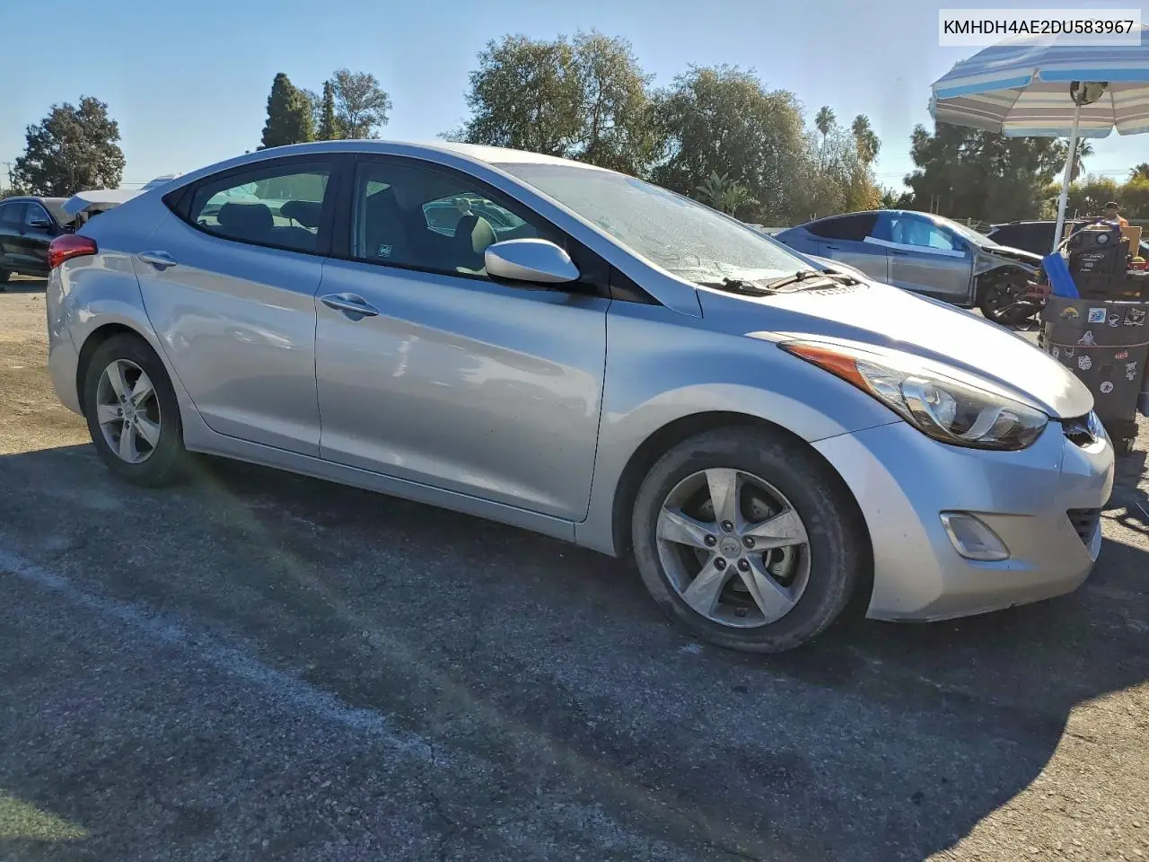 KMHDH4AE2DU583967 2013 Hyundai Elantra Gls