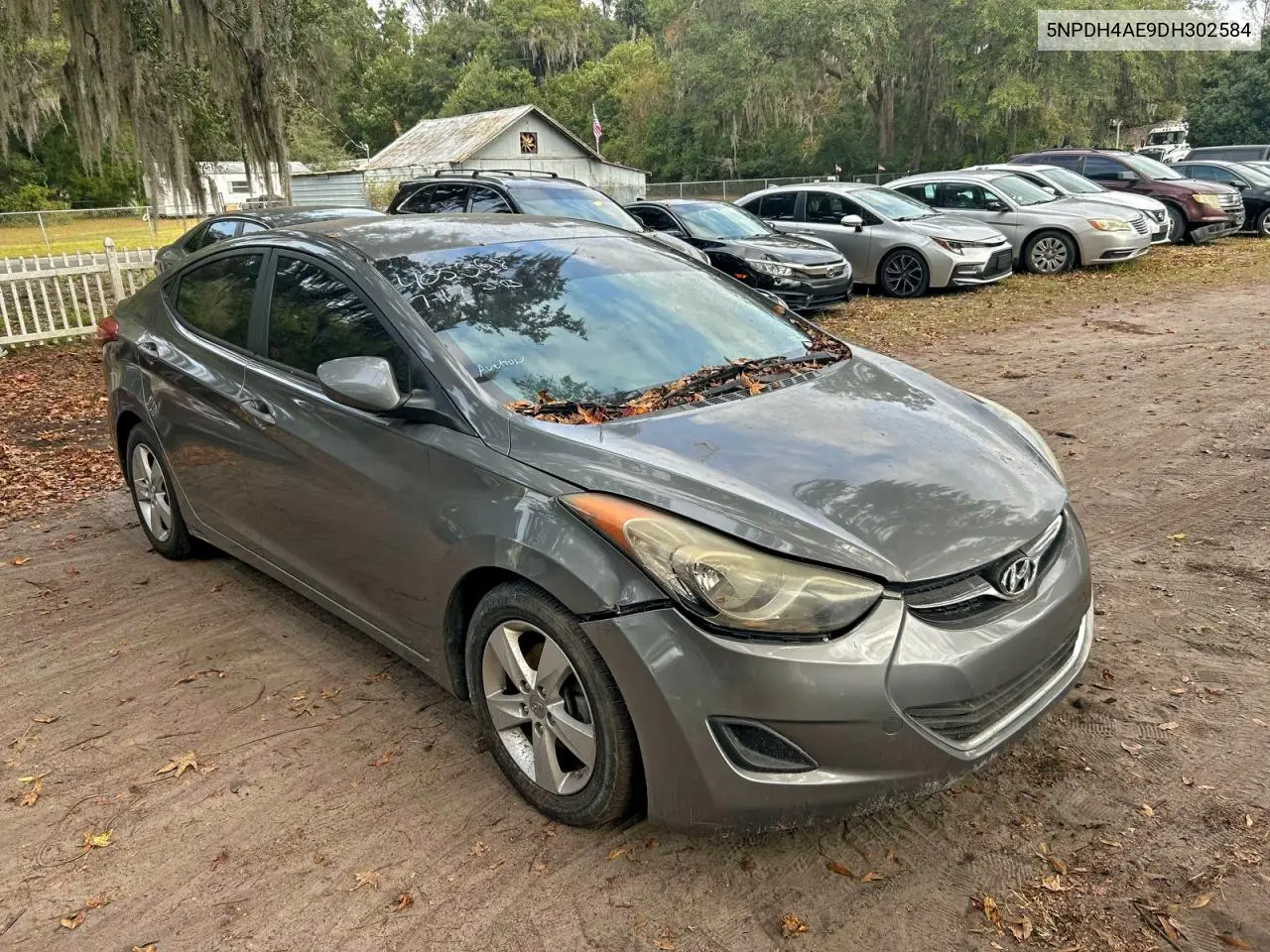 5NPDH4AE9DH302584 2013 Hyundai Elantra Gls