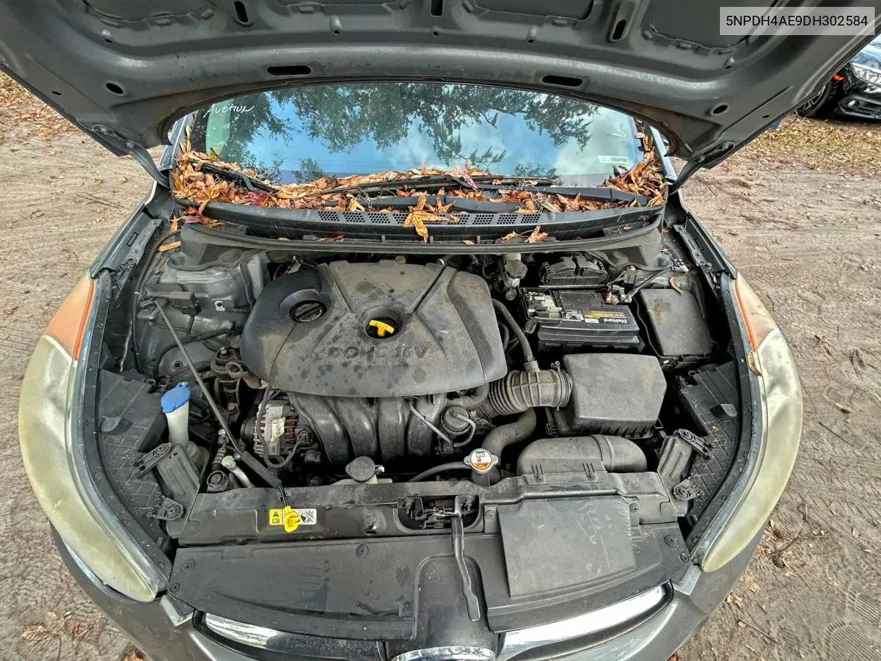 5NPDH4AE9DH302584 2013 Hyundai Elantra Gls