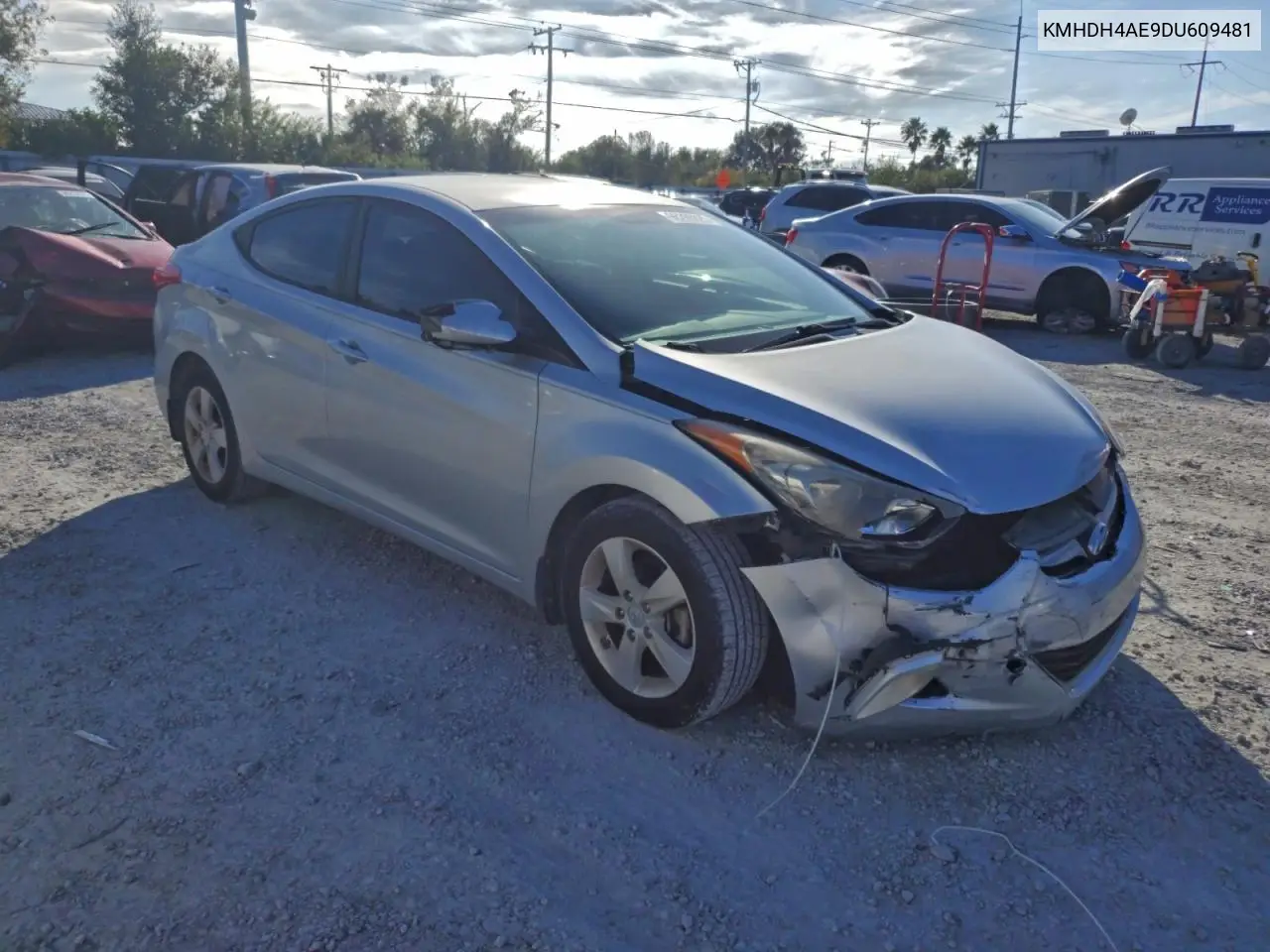 KMHDH4AE9DU609481 2013 Hyundai Elantra Gls