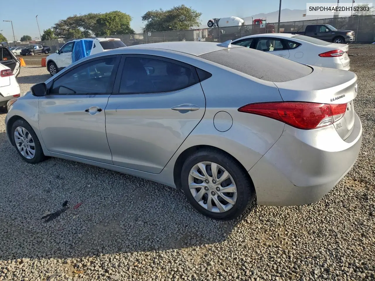 5NPDH4AE2DH152303 2013 Hyundai Elantra Gls