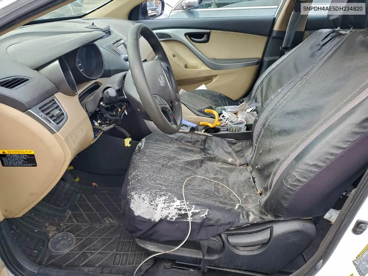 5NPDH4AE5DH234820 2013 Hyundai Elantra Gls