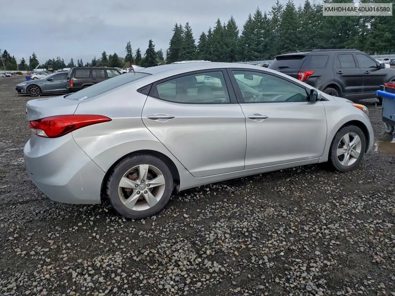 KMHDH4AE4DU016580 2013 Hyundai Elantra Gls