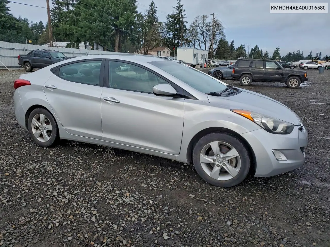 KMHDH4AE4DU016580 2013 Hyundai Elantra Gls