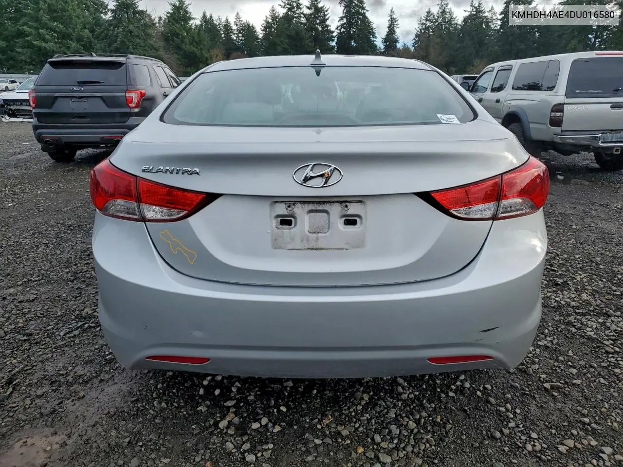 KMHDH4AE4DU016580 2013 Hyundai Elantra Gls