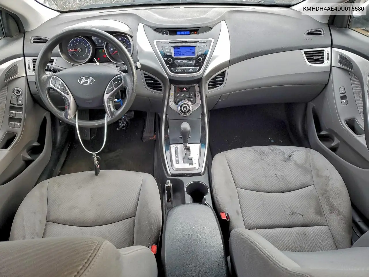 KMHDH4AE4DU016580 2013 Hyundai Elantra Gls