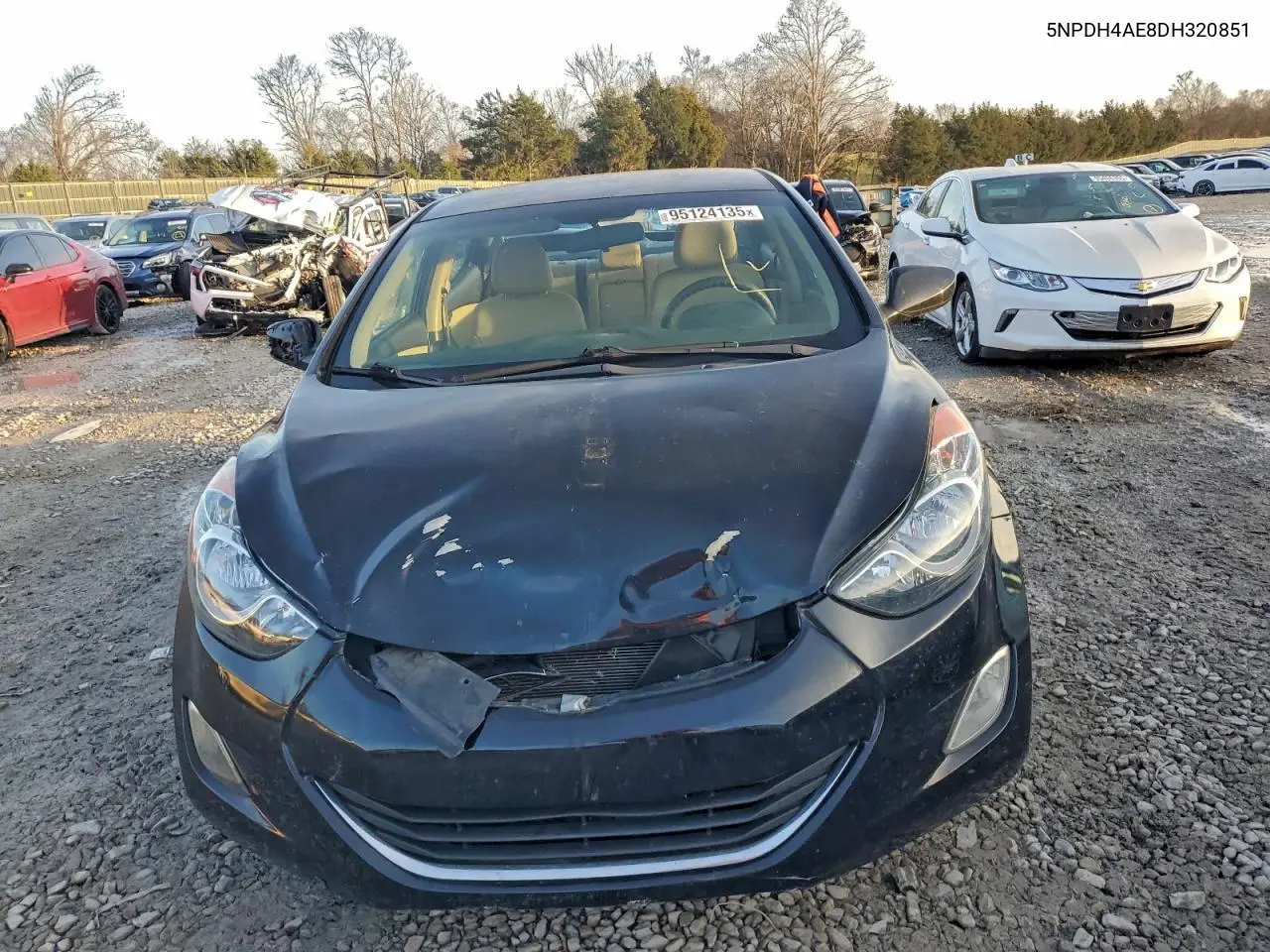 5NPDH4AE8DH320851 2013 Hyundai Elantra Gls