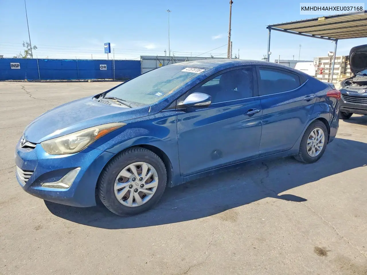 KMHDH4AHXEU037168 2014 Hyundai Elantra Sport