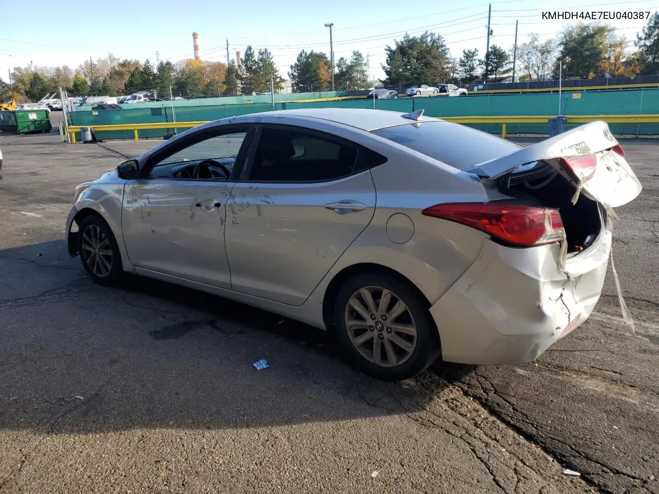 KMHDH4AE7EU040387 2014 Hyundai Elantra Se