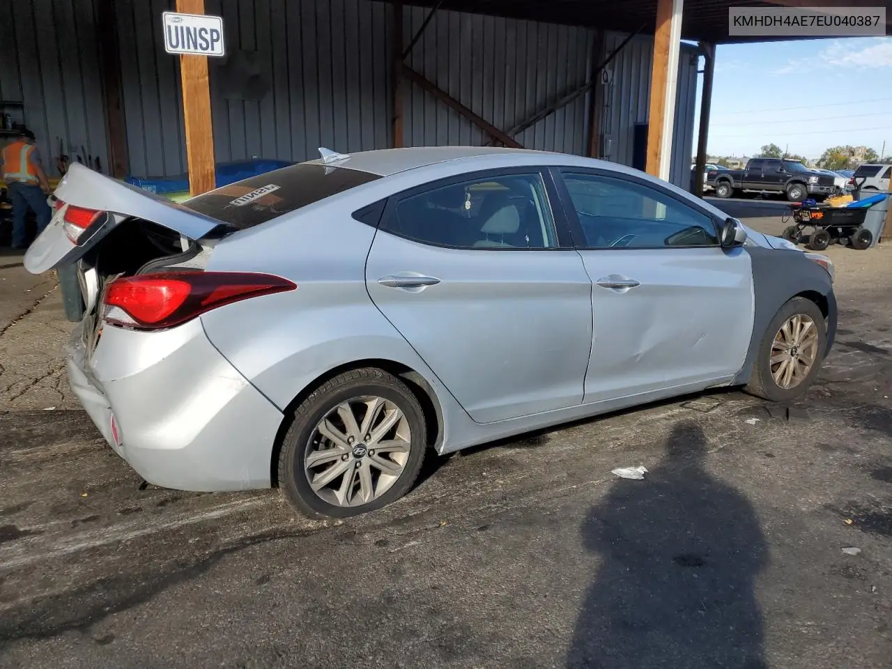 KMHDH4AE7EU040387 2014 Hyundai Elantra Se