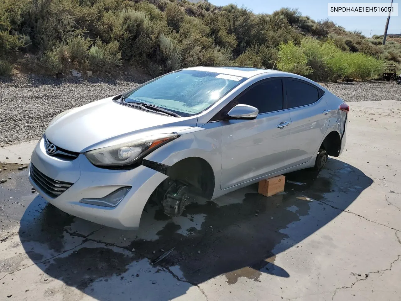 2014 Hyundai Elantra Se VIN: 5NPDH4AE1EH516051 Lot: 62479874