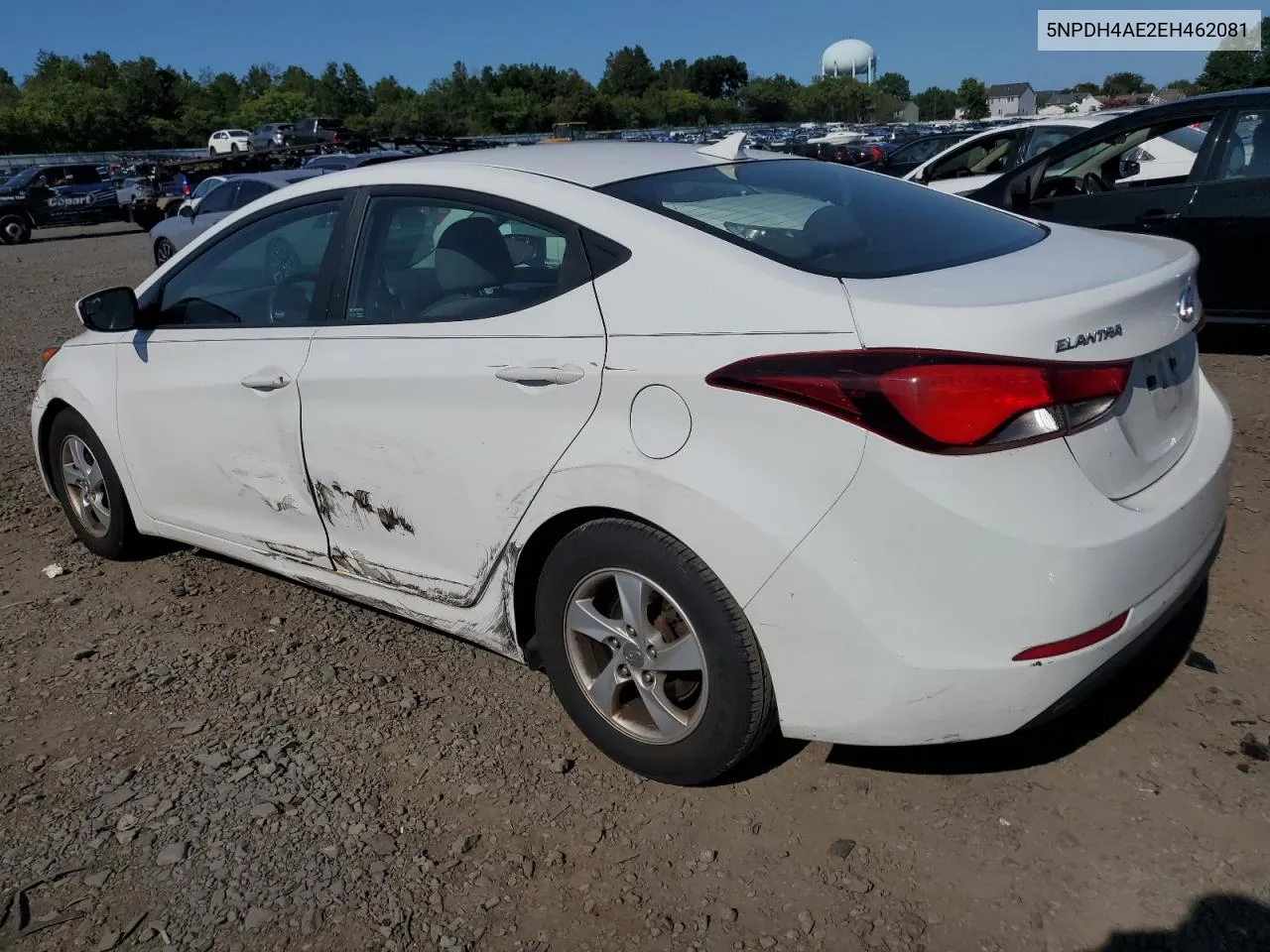 2014 Hyundai Elantra Se VIN: 5NPDH4AE2EH462081 Lot: 69935884