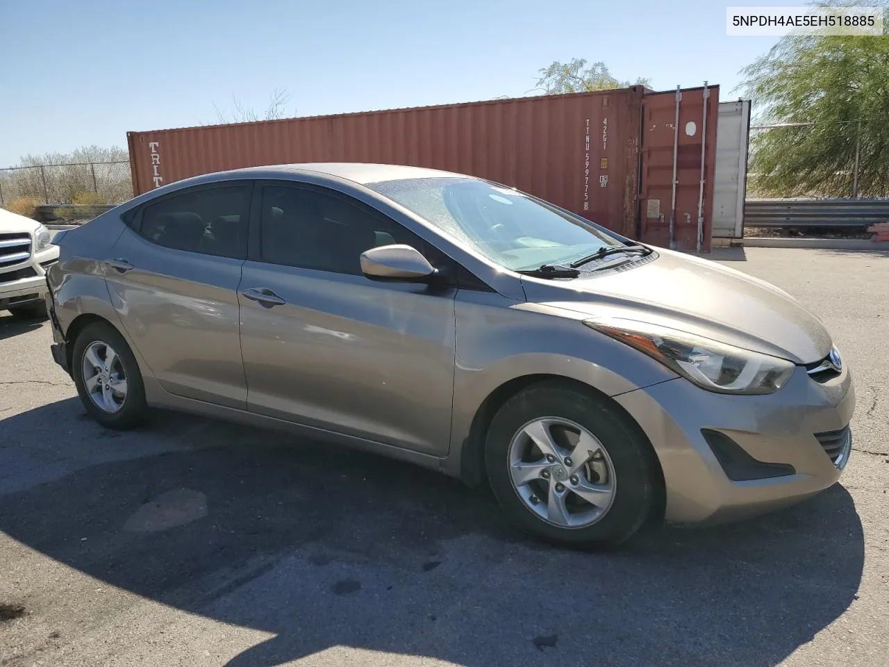 2014 Hyundai Elantra Se VIN: 5NPDH4AE5EH518885 Lot: 70038524