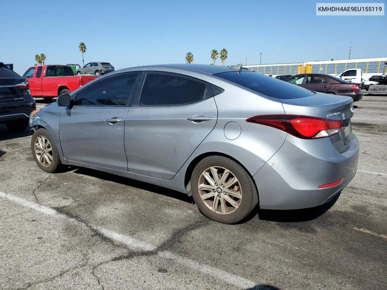 KMHDH4AE9EU155119 2014 Hyundai Elantra Se