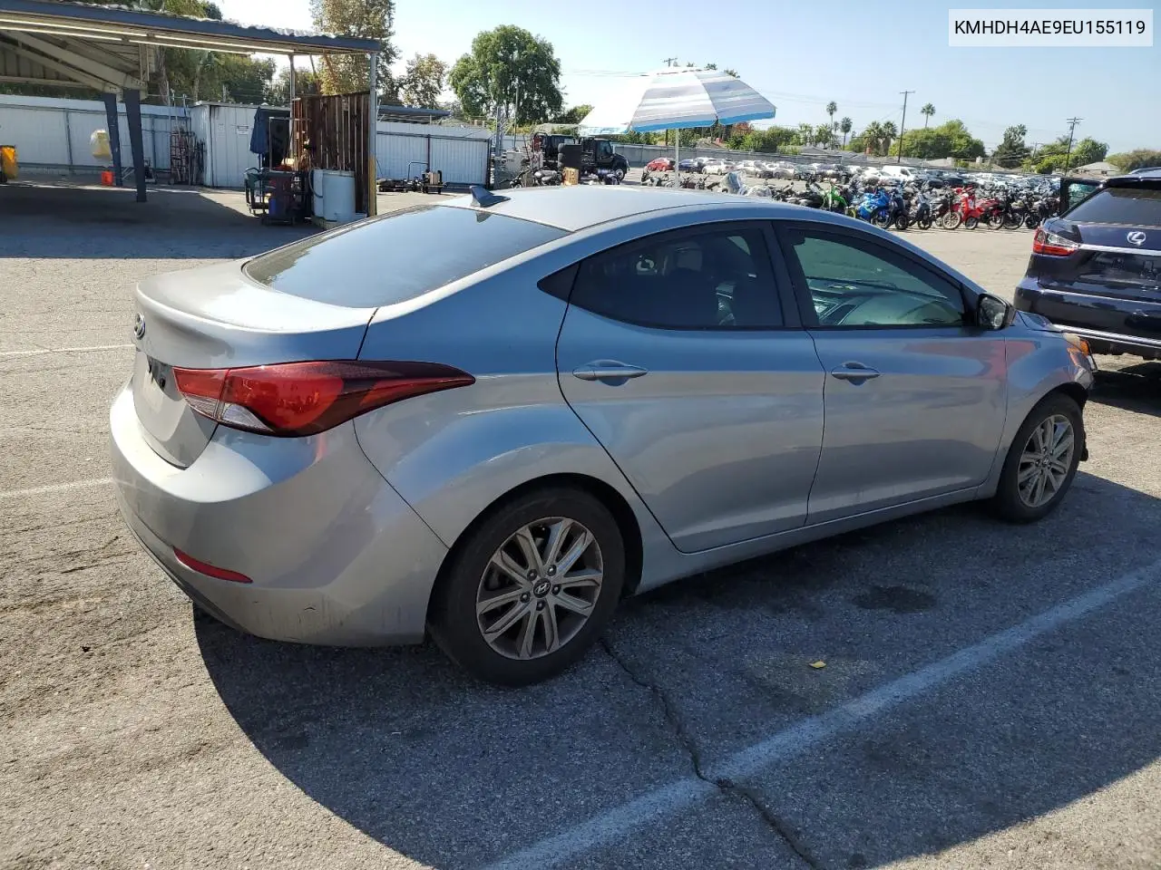 KMHDH4AE9EU155119 2014 Hyundai Elantra Se