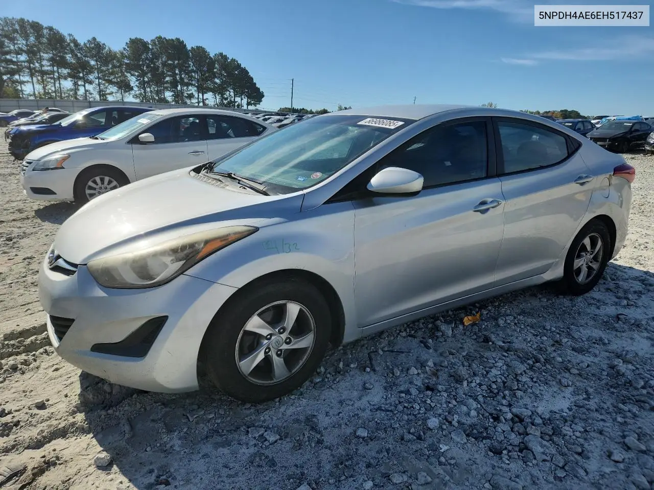 5NPDH4AE6EH517437 2014 Hyundai Elantra Se